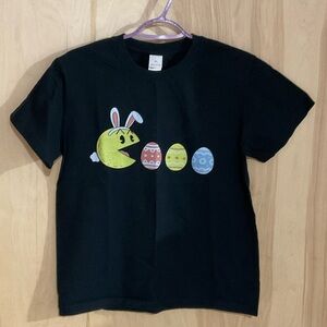 Easter Pac-Man Boys T-Shirt XL - EUC